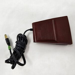 VINTAGE EQUALITY SEWING MACHINE PEDAL BURGUNDY MADE IN JAPAN